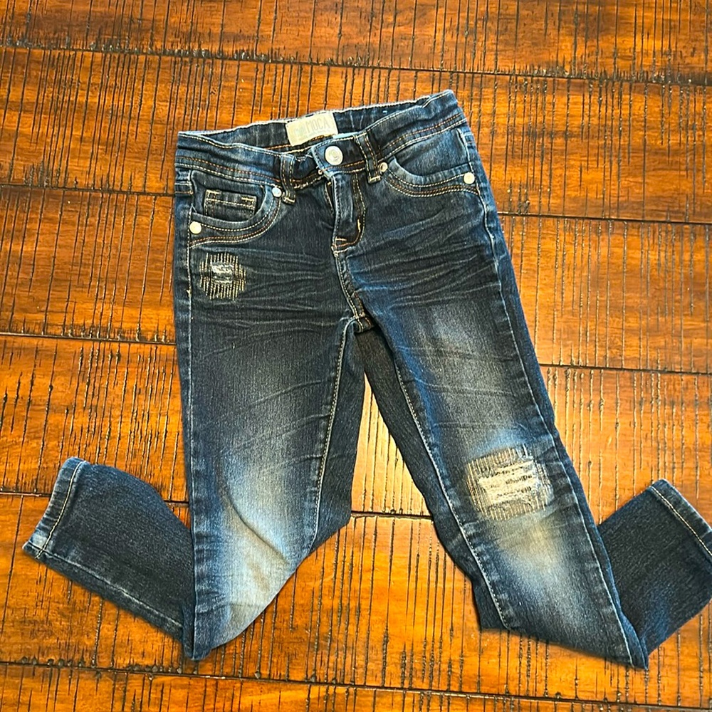 Girls distressed Jean Size 6